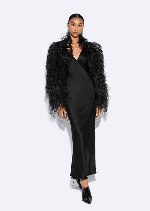 sally lapointe Marbled Feathers Jacket