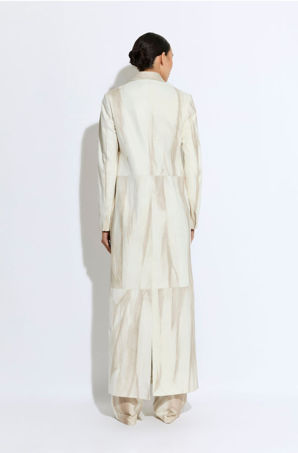 Sally Lapointe Marbled Nappa Coat