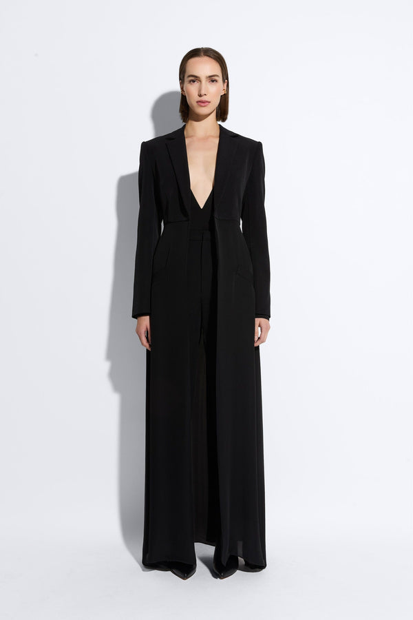 sally lapointe Matte Crepe Combo Jacket