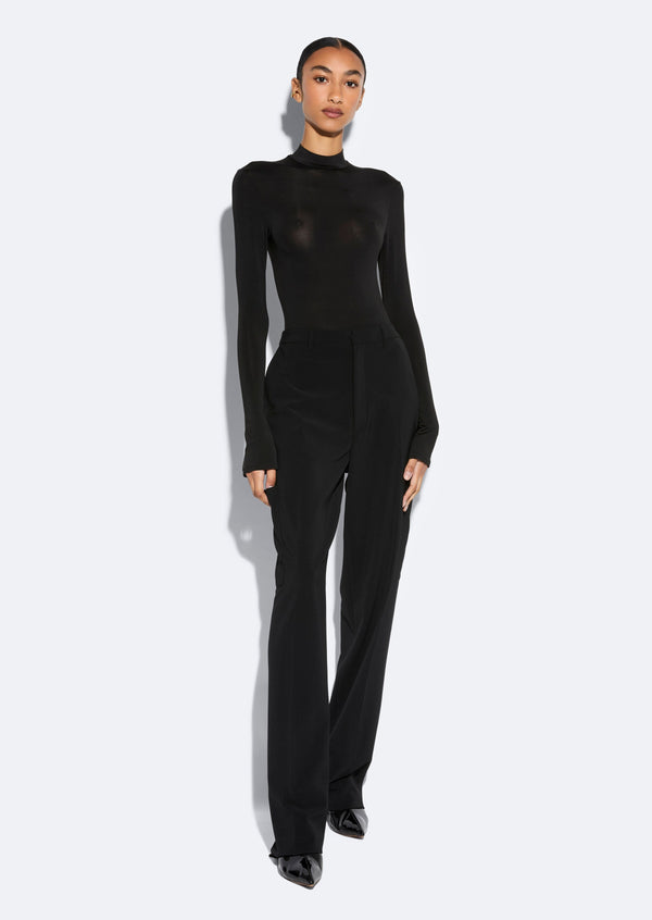 Sally Lapointe Matte Crepe Tapered Trouser