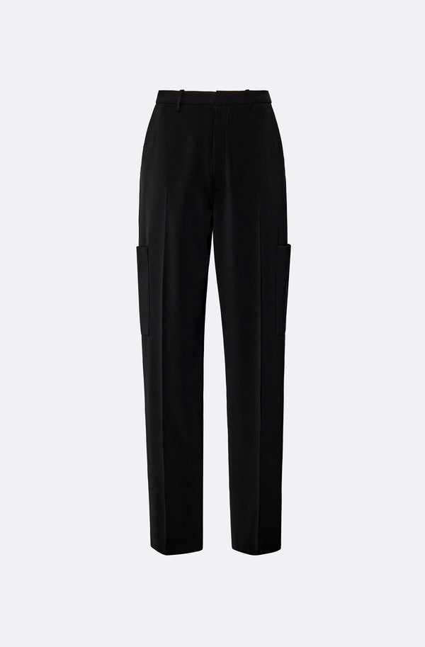 Sally Lapointe Matte Crepe Tapered Trouser