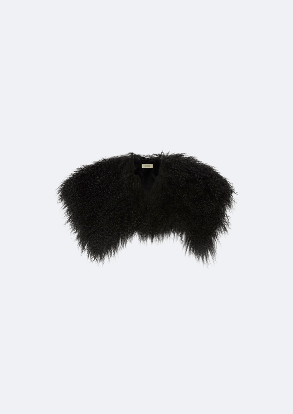 Sally Lapointe Mongolian Shearling Collar