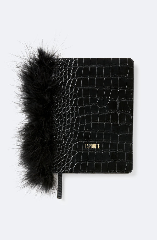 Sally Lapointe Notebook With Marabou Feathers