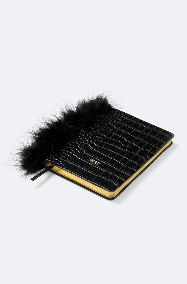Sally Lapointe Notebook With Marabou Feathers