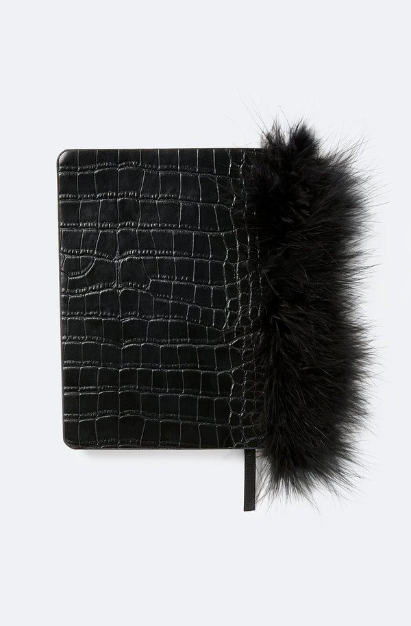 Sally Lapointe Notebook With Marabou Feathers