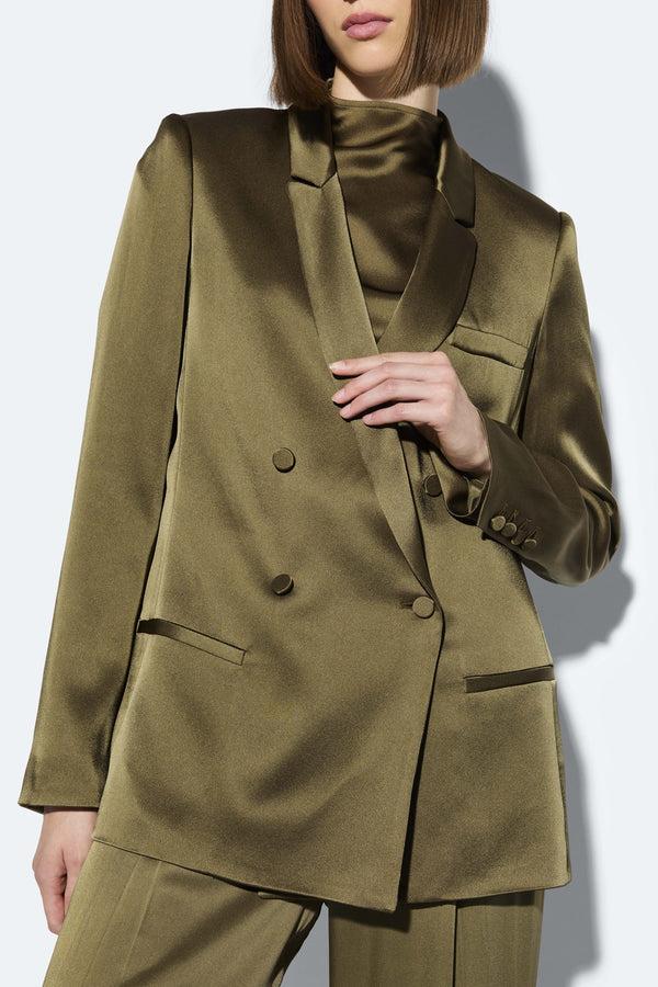 Sally Lapointe Satin Blazer