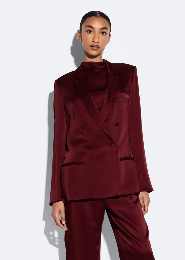 Sally Lapointe Satin Blazer