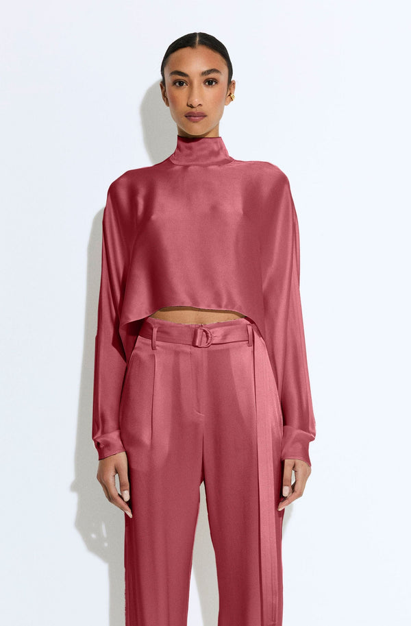 sally lapointe Satin Caftan Top