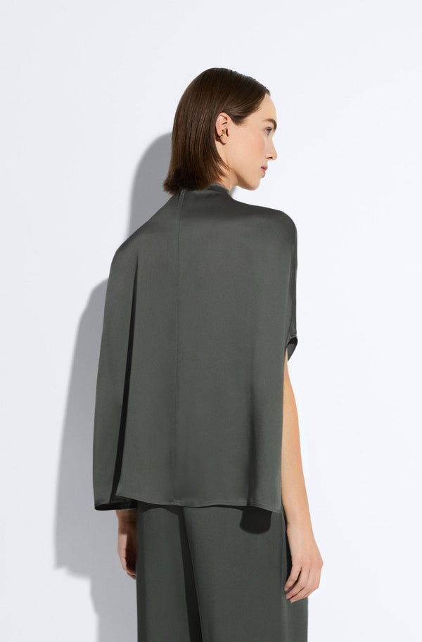 Sally Lapointe Satin Cape Tee