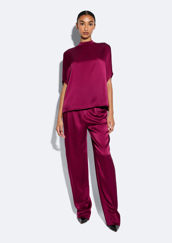 Sally Lapointe Satin Cape Tee