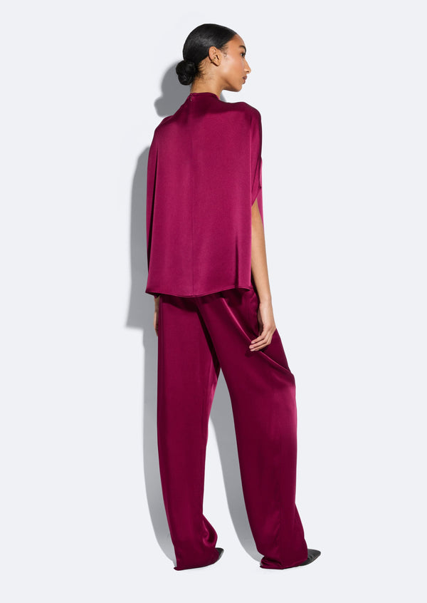 Sally Lapointe Satin Cape Tee