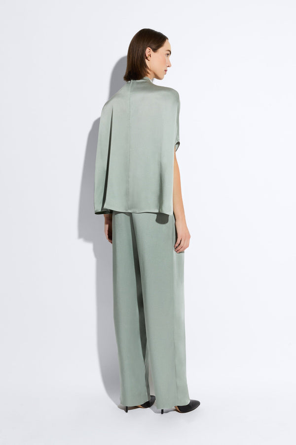 Sally Lapointe Satin Cape Tee