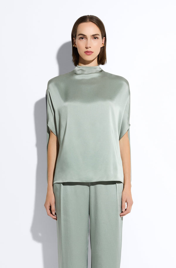 sally lapointe Satin Cape Tee