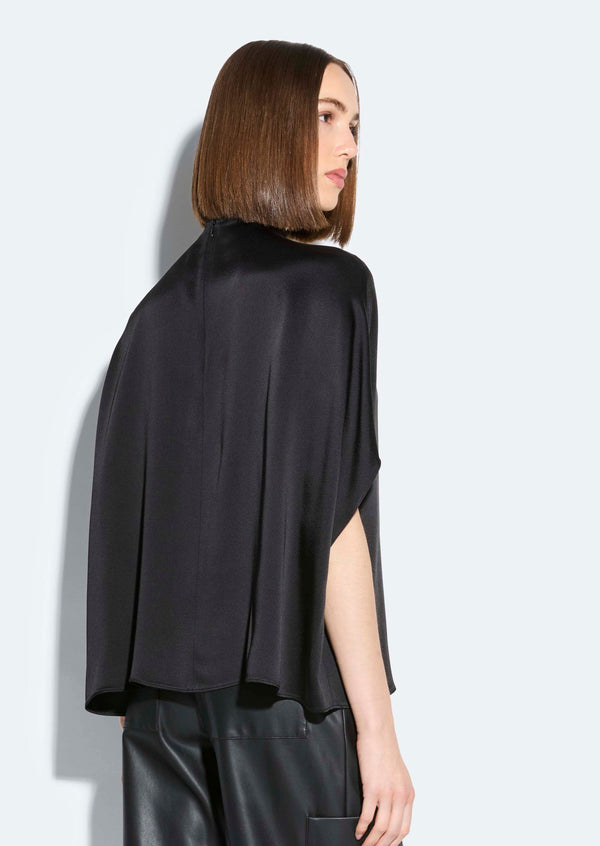 Sally Lapointe Satin Cape Tee