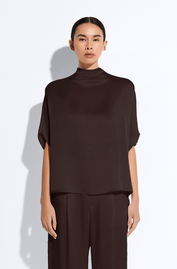 Sally Lapointe Satin Cape Tee