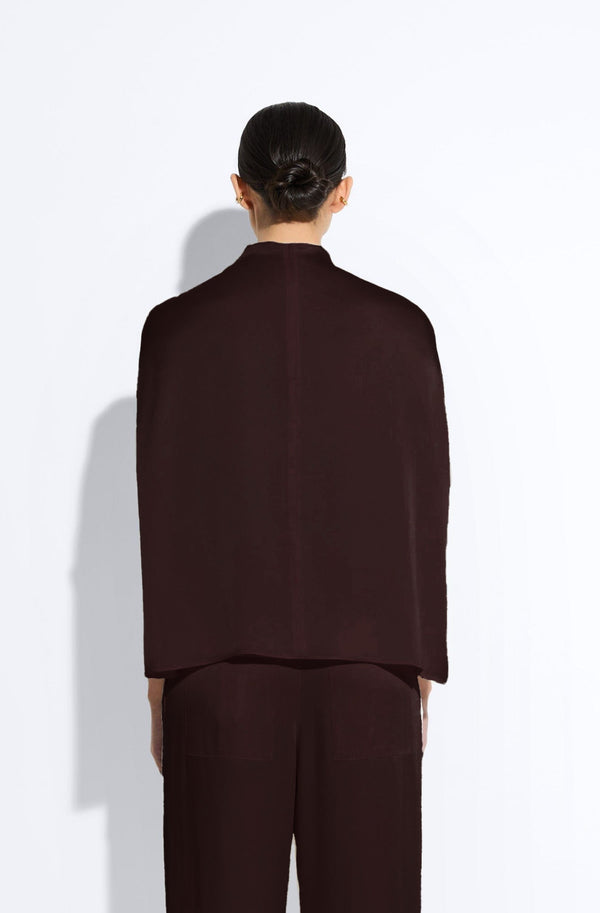 Sally Lapointe Satin Cape Tee