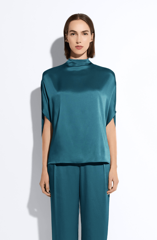 sally lapointe Satin Cape Tee