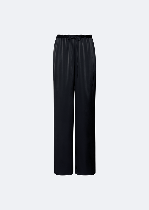 Sally Lapointe Satin Drawstring Pant