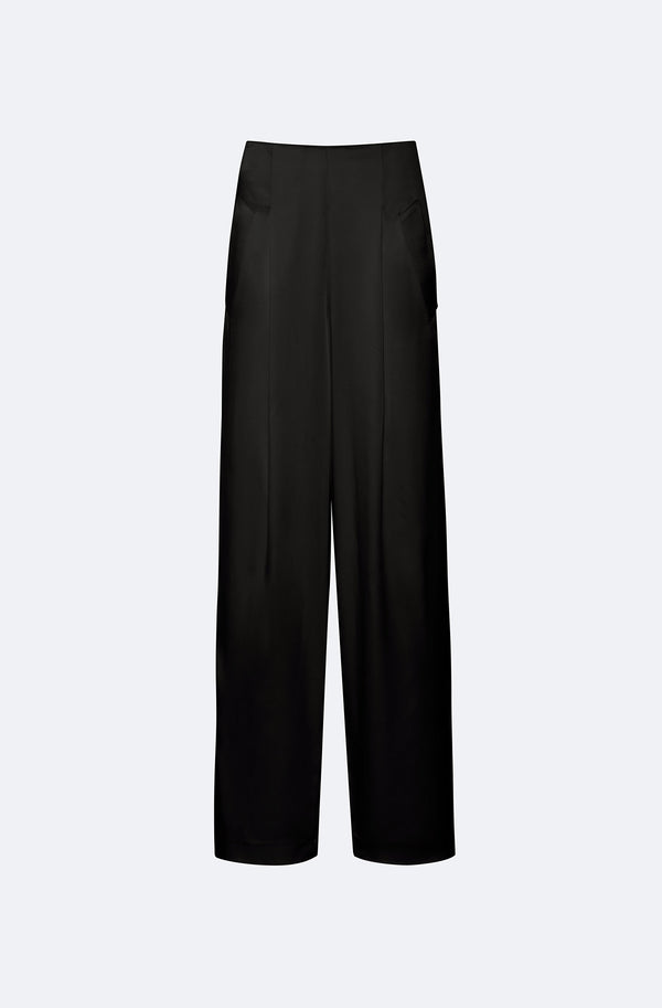 Sally Lapointe Satin Relaxed Pant
