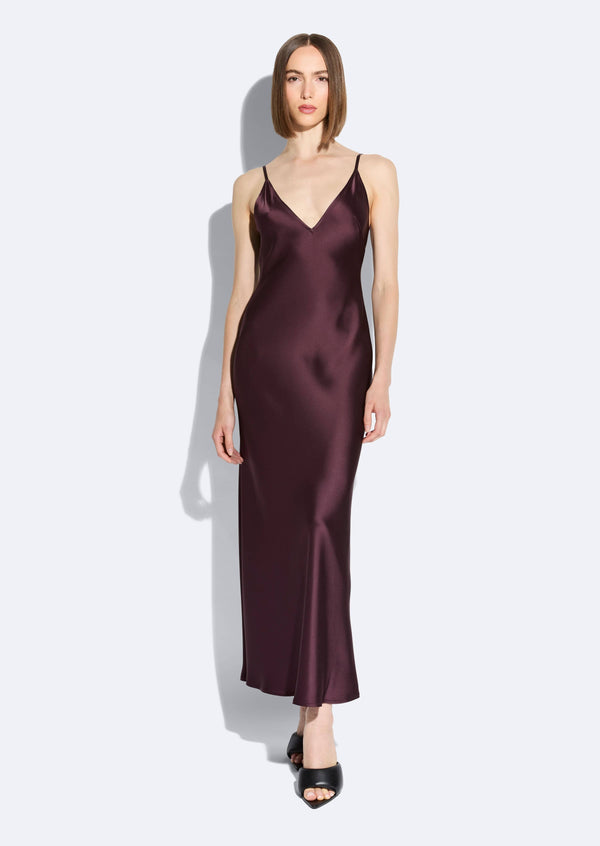 Sally Lapointe Satin Slip Dress