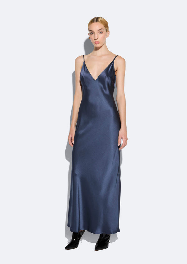 sally lapointe Satin Slip Dress
