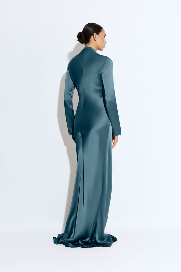 Sally Lapointe Satin Tab Gown