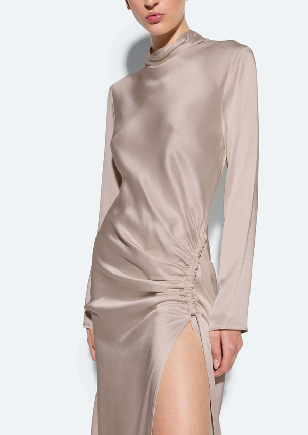 Sally Lapointe Satin Tab Gown