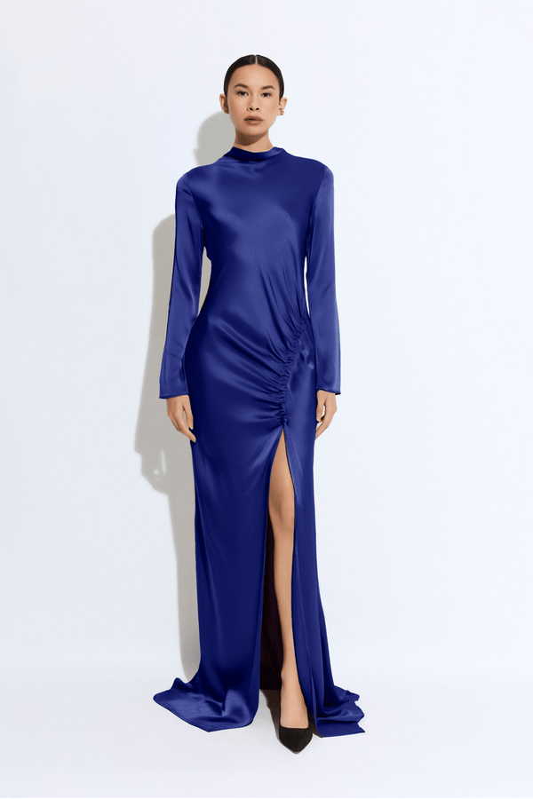 sally lapointe Satin Tab Gown