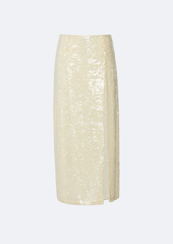 Sally Lapointe Sequin High Waist Skirt