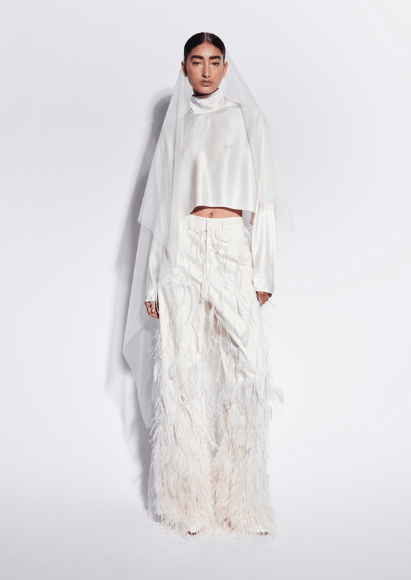 Sally Lapointe Tulle Veil