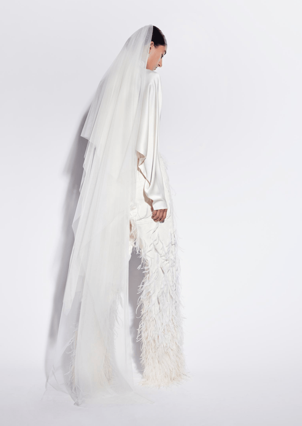 Sally Lapointe Tulle Veil