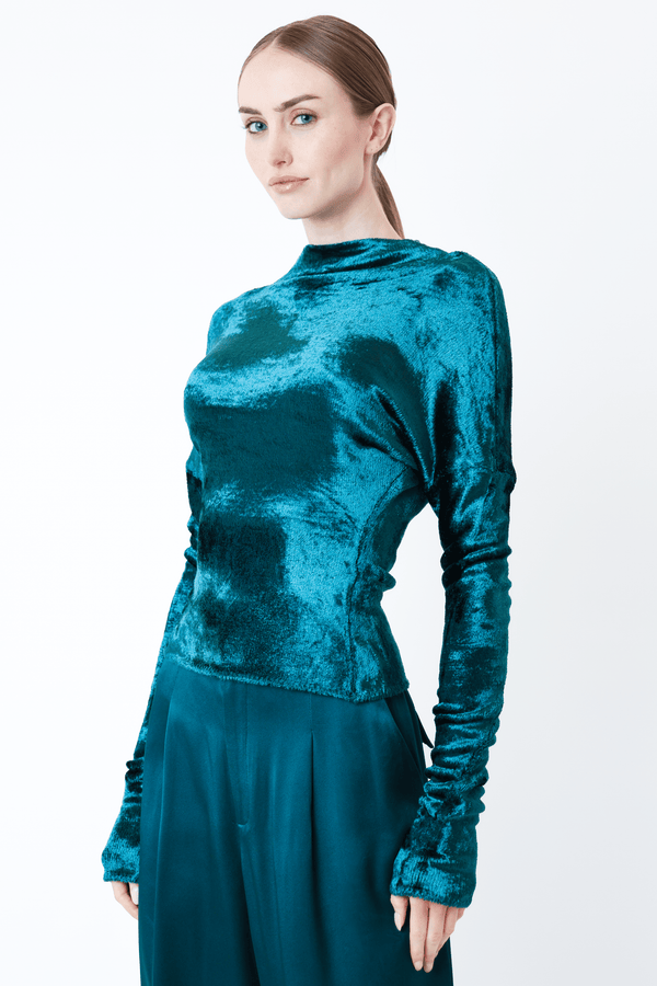 Sally Lapointe Velvet Dolman Top