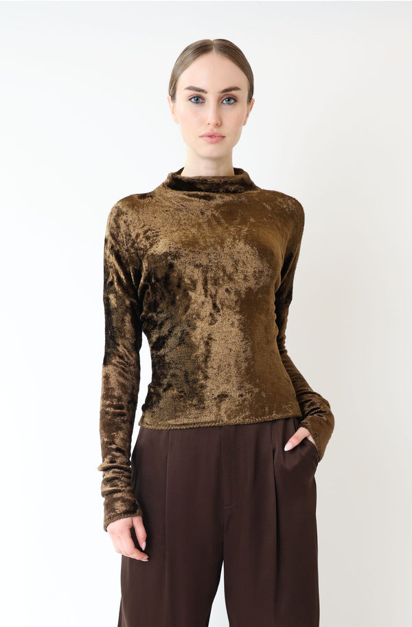 sally lapointe Velvet Dolman Top