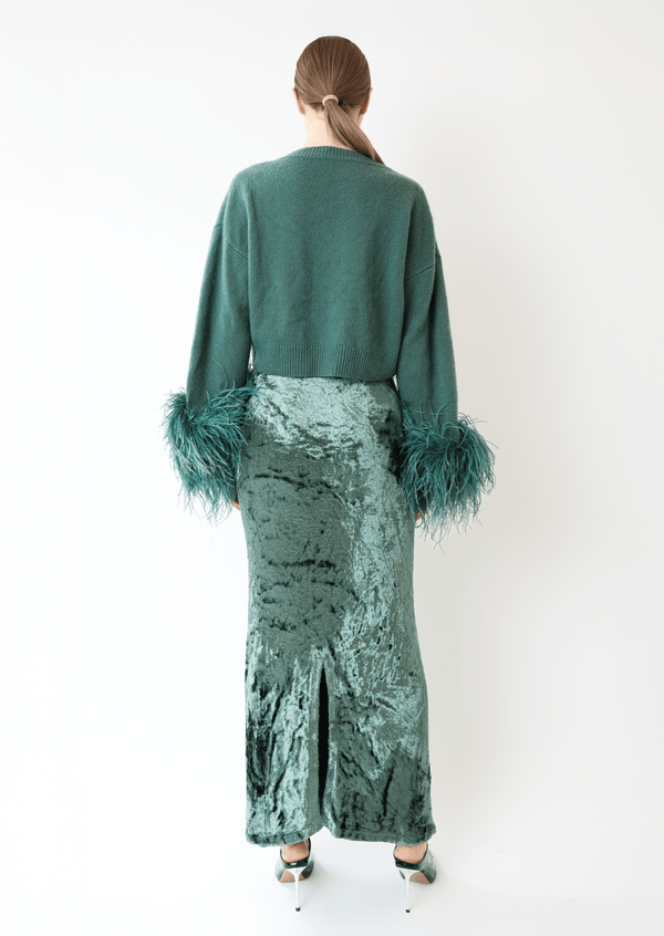 Sally Lapointe Velvet Skirt