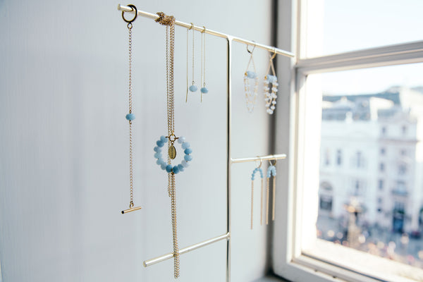 Salome Designs Bridal Collection Aquamarine Bracelet
