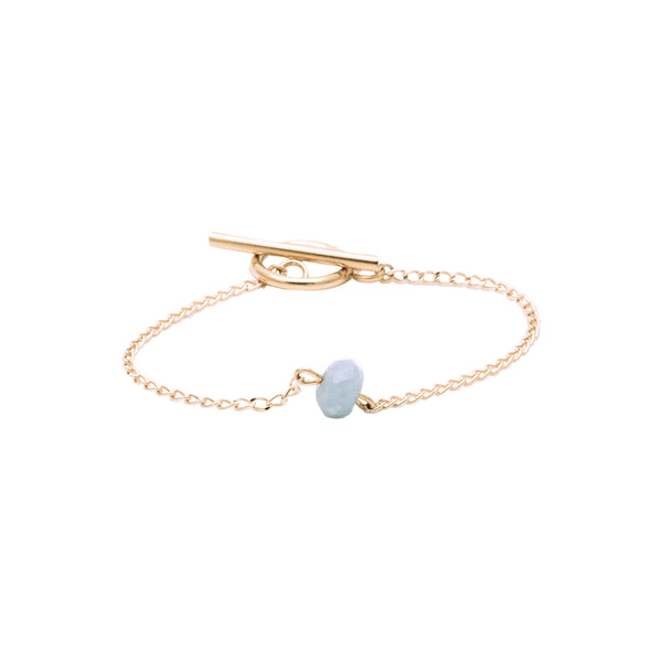 salome designs Bridal Collection Aquamarine Bracelet