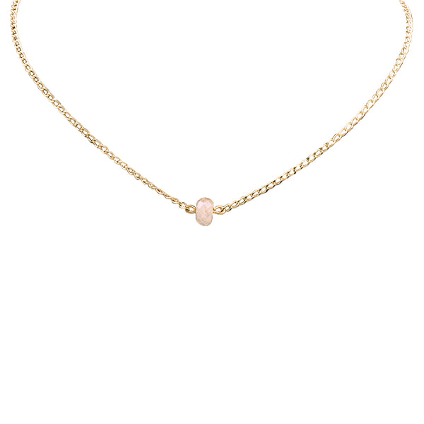 salome designs Bridal Collection Rose Quartz Necklace
