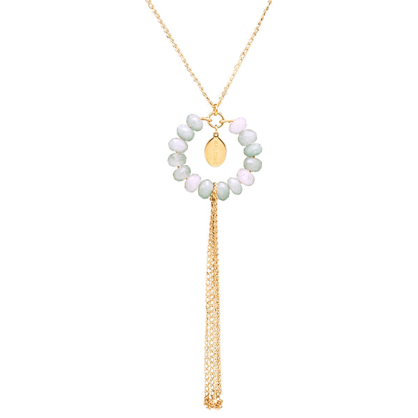 salome designs Bridal Collection Tribal Aquamarine Necklace