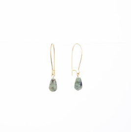 salome designs African Turquoise Drop Earrings