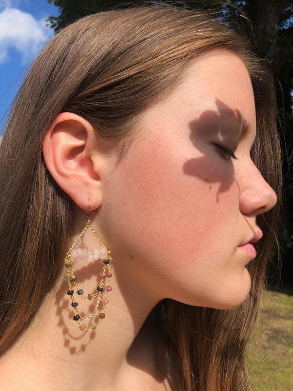 Salome Designs CARINA Chandelier Earrings