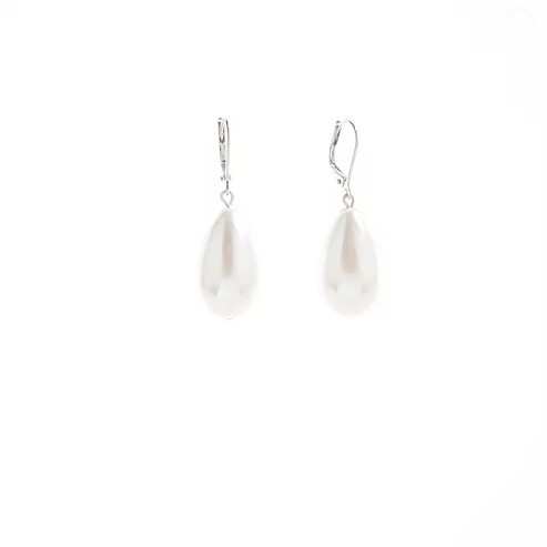 salome designs Girl With A Pearl Earrings - Silver