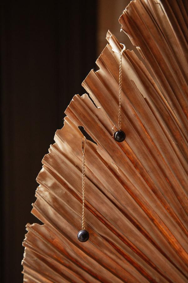 Salome Designs Goldstone Swing Earrings