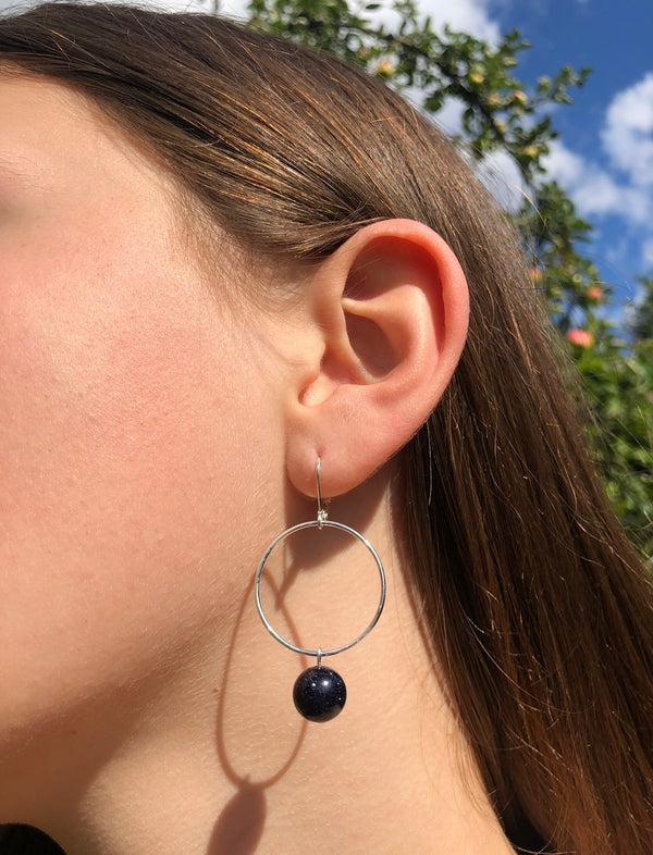 Salome Designs Katy Blue Earrings