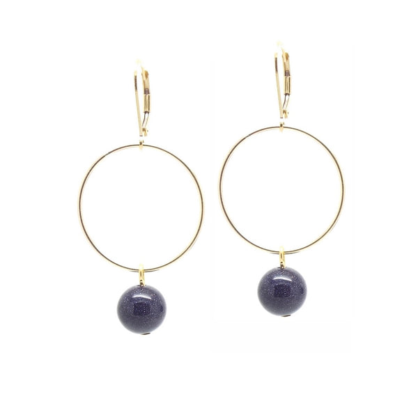 salome designs Katy Blue Earrings