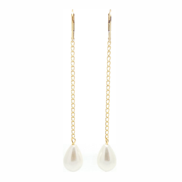salome designs Pearl Swing Earrings