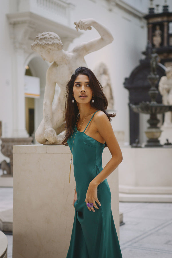 Salome Designs Royal Pearl And Amethyst Earrings