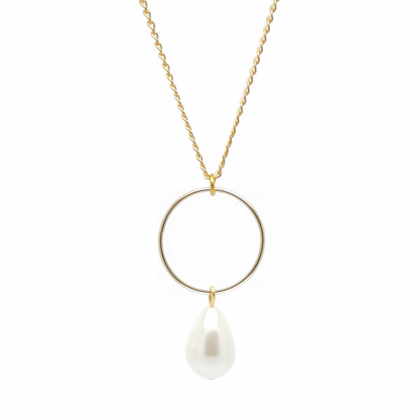 salome designs Signature Pearl Necklace - Gold