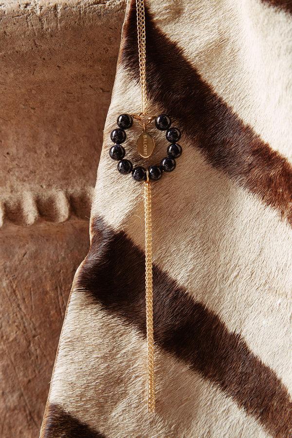 Salome Designs Tribal Goldstone Necklace