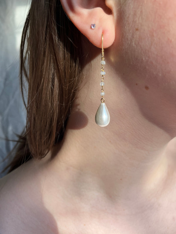 Salome Designs Virgo Moon Earrings