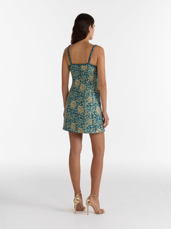 Saloni Boa B Dress In Callaina